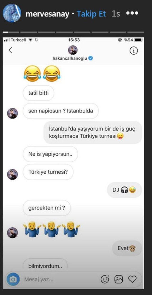 Merve Sanay'ın hesabı hacklendi, Hakan Çalhanoğlu ile konuşmaları ifşa oldu. Dm'den yürüme konusunda kendinize güveniyor musunuz?