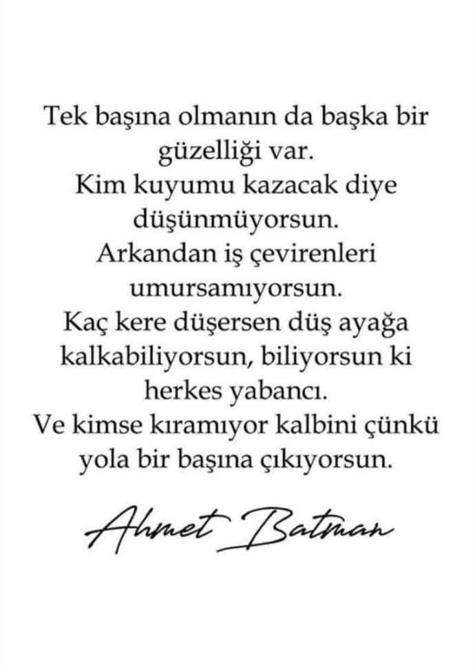 İnsanın insana verdiği en değerli şey yalnızlık mı?