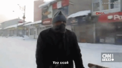 Hava çok sıcak değil mi?