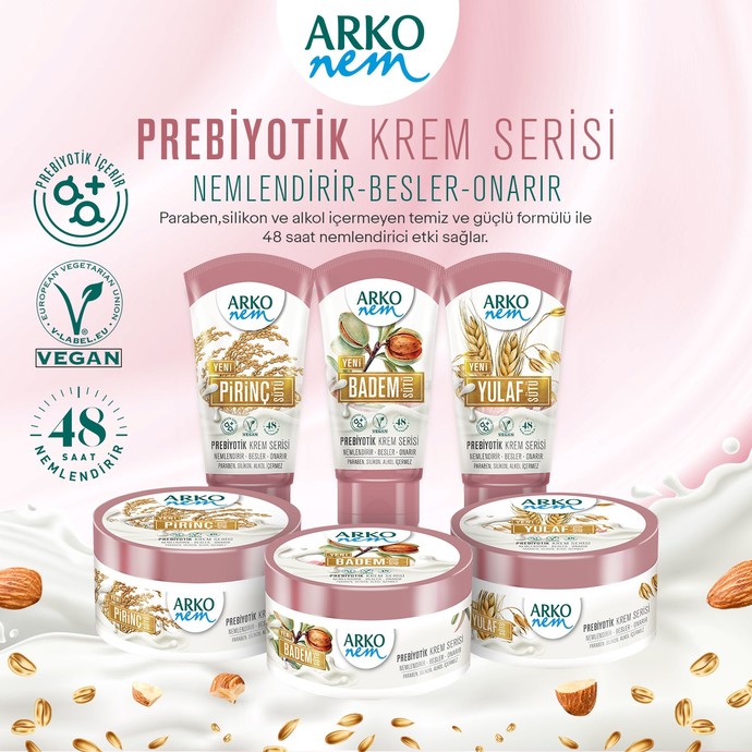Arko Nem Prebiyotik Krem Serisi