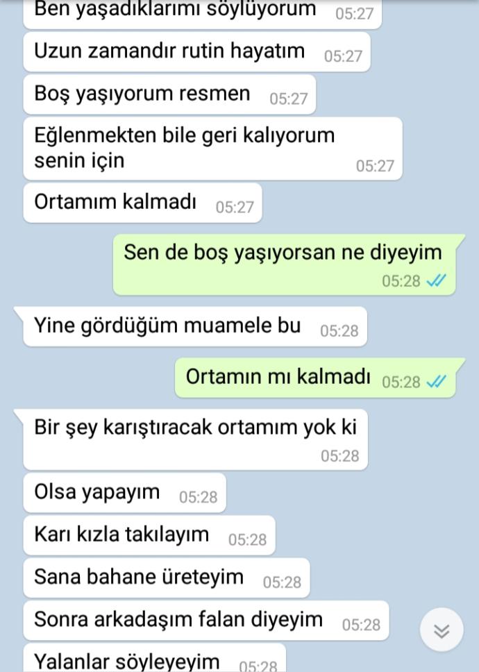 Sizce şüphelerimde haklı mıyım lütfen yardım edin?