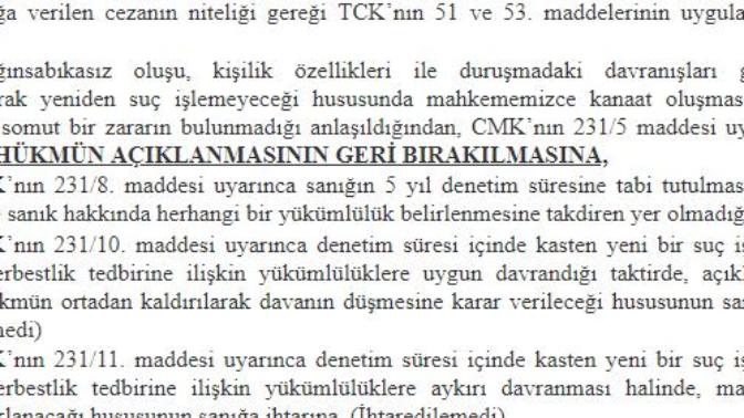 Hakaret davasında HAGB sicile işler mi?