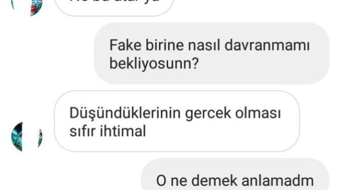 Sizce düsündüklerinin gercek olması 0 ihtimal ne demek?