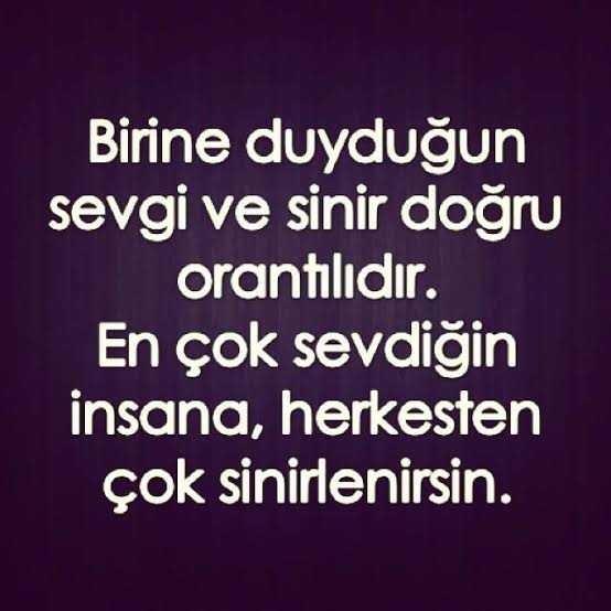 ''İnsan birisini ne kadar severse ona o kadar sinirlenir. '' sözü ne kadar doğru?