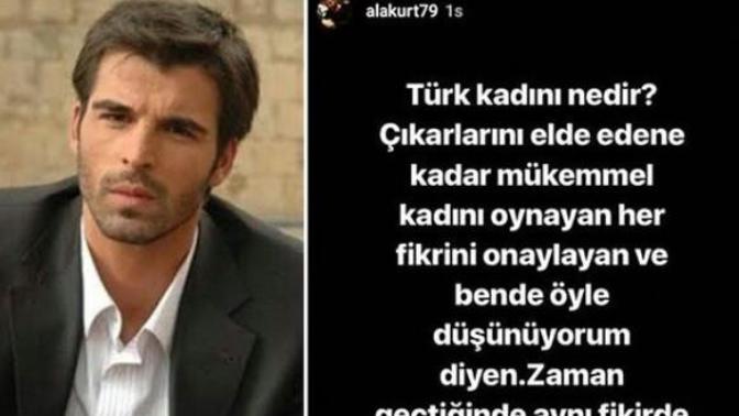 Oyuncu Mehmet Akif Alakurt'tan Türk kadınlarını aşağılayan paylaşım! Ne düşünüyorsunuz?