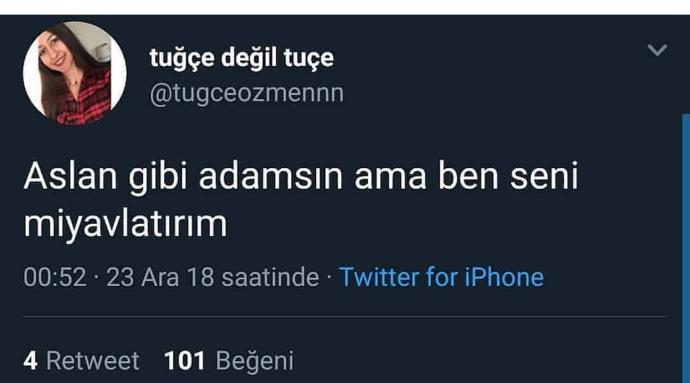 Aslan gibi olan karşı cinsi neyinizle miyavlatırsınız?