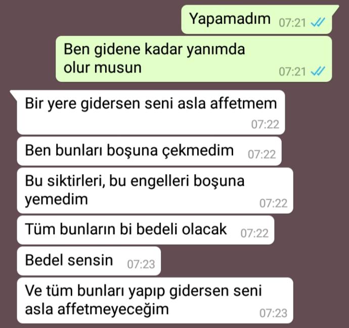 Sevgilimi terk etmeli miyim acil bakar mısınızz?