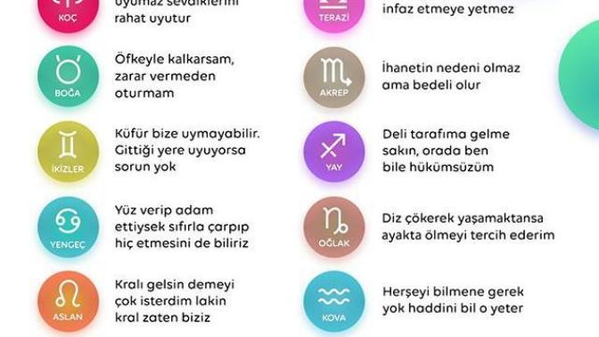 Racon keserken Burçlar beler diyormuş:)?