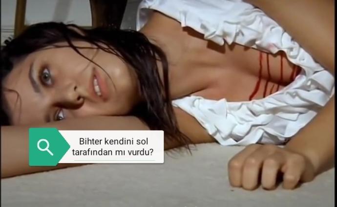 Bihter kendisini tam olarak neresinden vurdu?