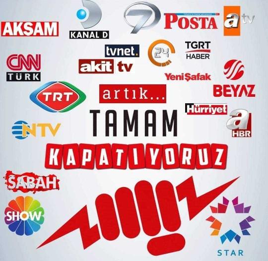 📌Yanlı haberler, saçma TV programları ve algı yaratan dizilerle millete herşey süpermiş gibi gösteren TV kanalları hangileridir?