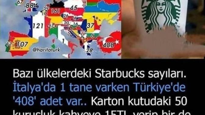 Starbucks Türkiye'de sattığı kahvelere zam yaptı sizce starbucks kahveleri neden bu kadar popüler tercih ediliyor?