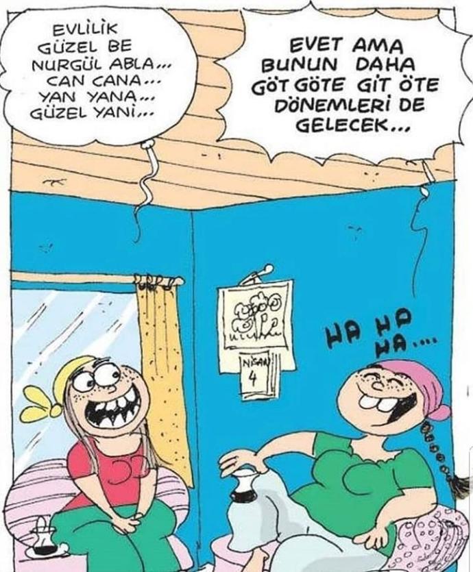 Sevgililerin evde sarmaş dolaş halleri gibi evli eşlerinde evde sarmaş dolaş halleri oluyormudur?