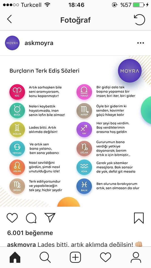 Burçların terk ediş sözleri nelermiş :(?