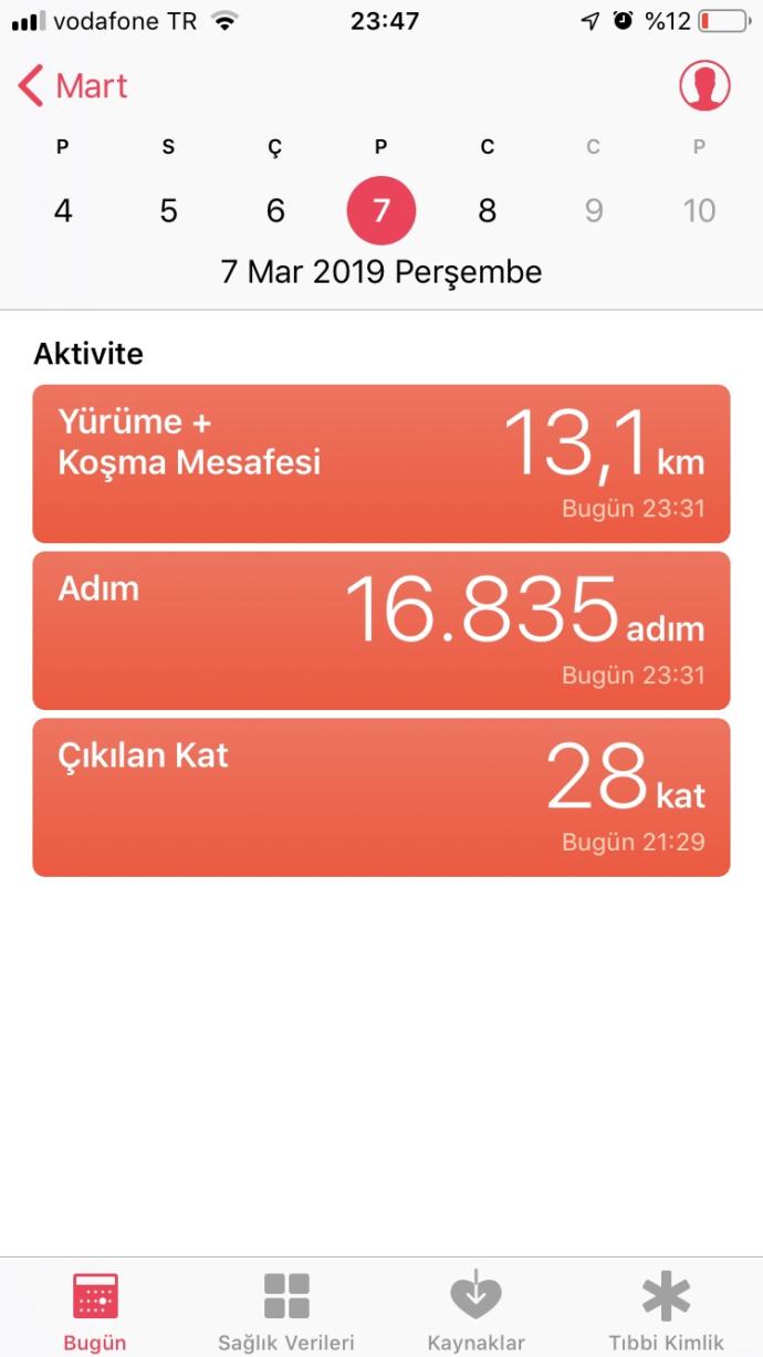 Sağlık için bugün kaç adım attınız?