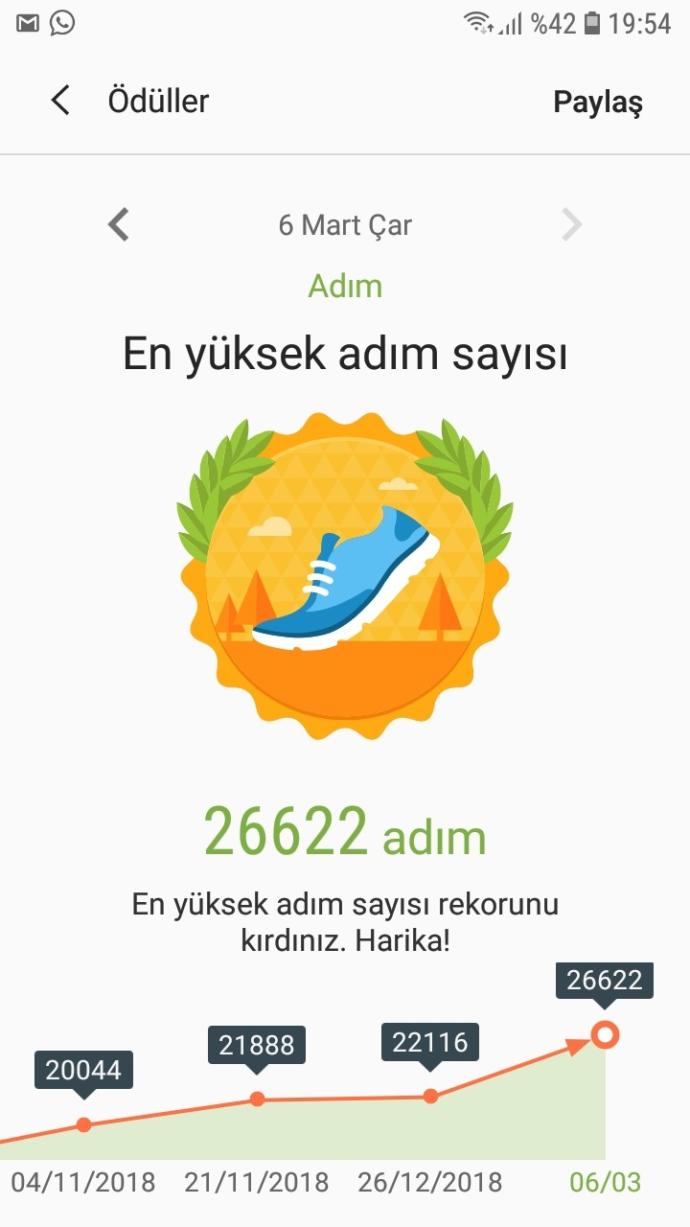 Sağlık için bugün kaç adım attınız?