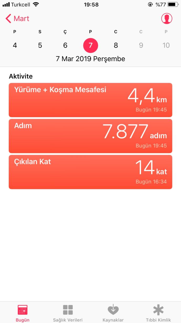 Sağlık için bugün kaç adım attınız?