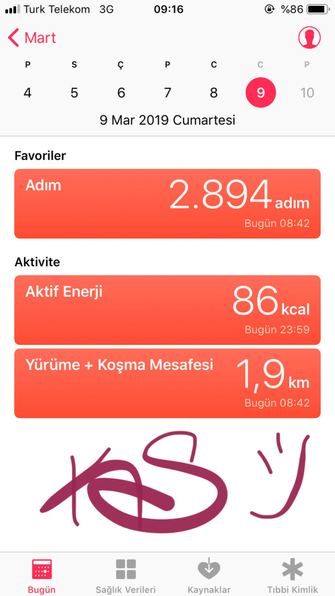 Sağlık için bugün kaç adım attınız?