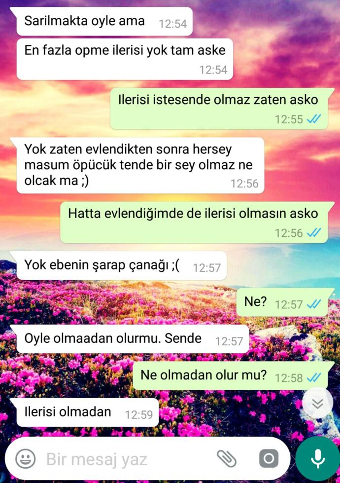 Sizce nişanlım ne demek istedi?