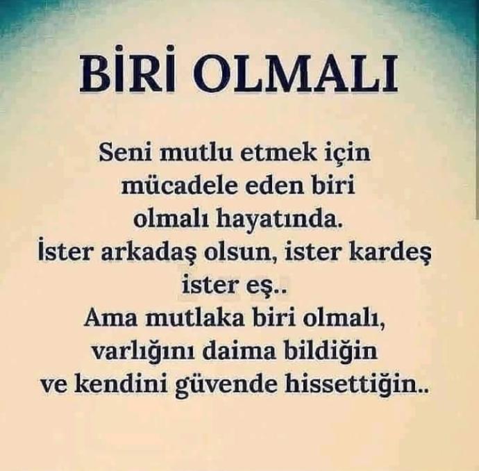 Sizin mutlu olmanız için nasıl biri olmalı hayatınızda?