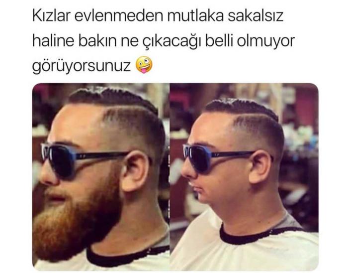 Sakalsız/makyajsız halini görmeden evlenir misin?