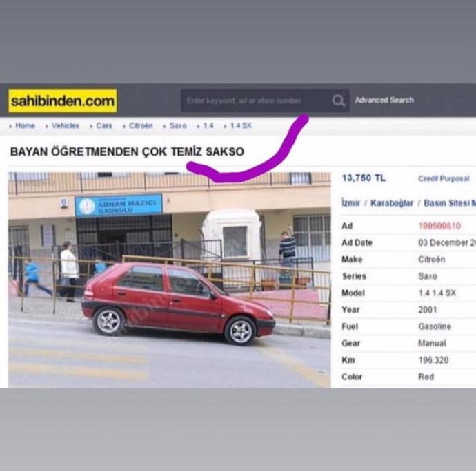 Arkadaşlar bu ne şimdi, bu yazım yanlışıyla neler gelir bu kadının başına?