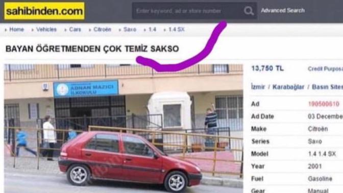 Arkadaşlar bu ne şimdi, bu yazım yanlışıyla neler gelir bu kadının başına?