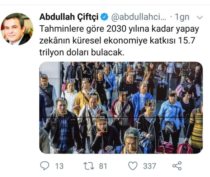 Stratejist, siyaset bilimci ve geleceğin teknoloji/bilim dünyası analizleriyle bilinen Abdullah Çiftçi'yi tanıyor musunuz?