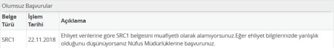 SRC Belgesini Muafiyetli Olarak Alamama Ne Anlamına Geliyor?