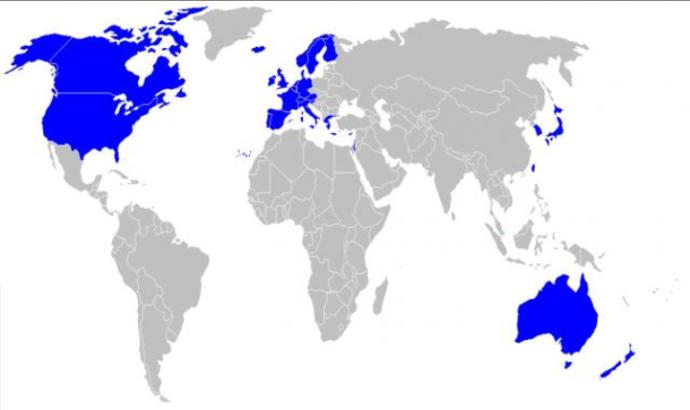 Wikipedia Gelişmiş Ülkeler Haritası