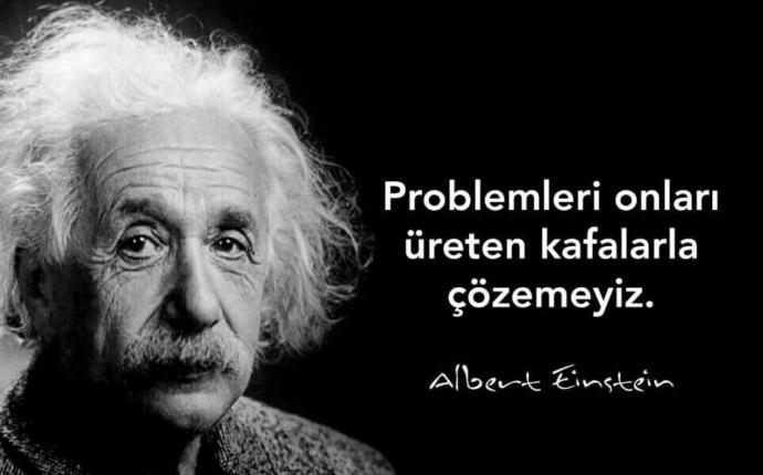 Einstein;“Önyargıları yok etmek, atom çekirdeğini parçalamaktan daha zordur.”Kendine itiraf edemediğin,