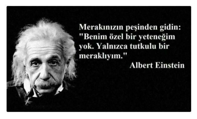 Einstein;“Önyargıları yok etmek, atom çekirdeğini parçalamaktan daha zordur.”Kendine itiraf edemediğin,