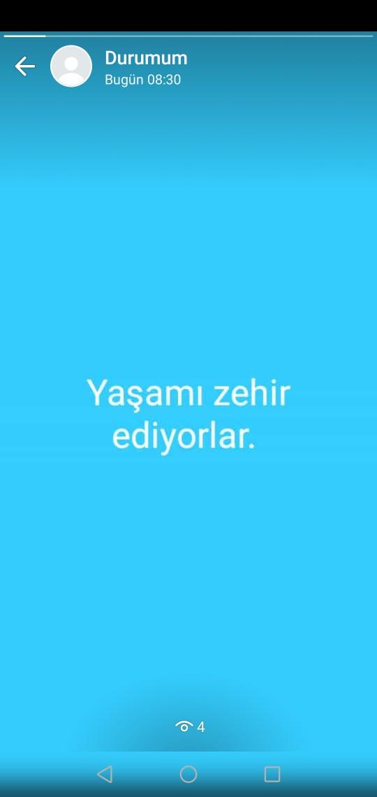 Sizce kendine gel artık derken ne demek istedi ve neden engelledi neden diğer durumları görünce engellemedi?