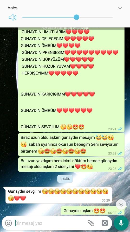 Sevgilime uzun yazı yazdım ama tek dedigi şey altta fotoda mesajlar ?