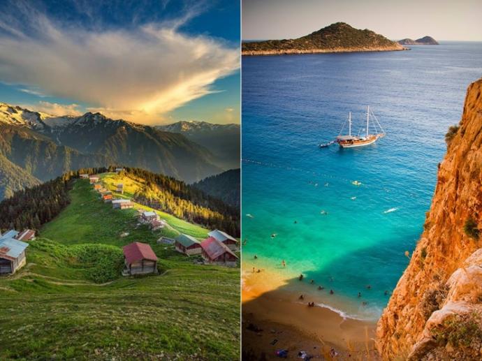 Tatil tercihiniz hangisinden yana olur; Karadeniz yaylaları mı, Akdeniz sahilleri mi?