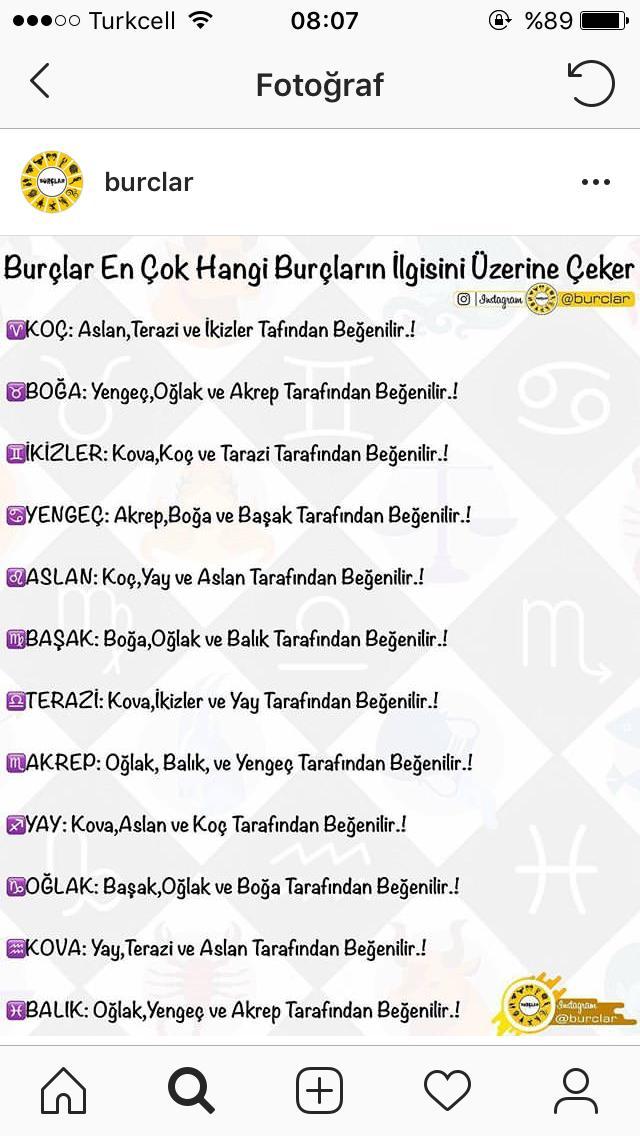Burçlar en çok hangi burçların ilgisini üzerine çeker?