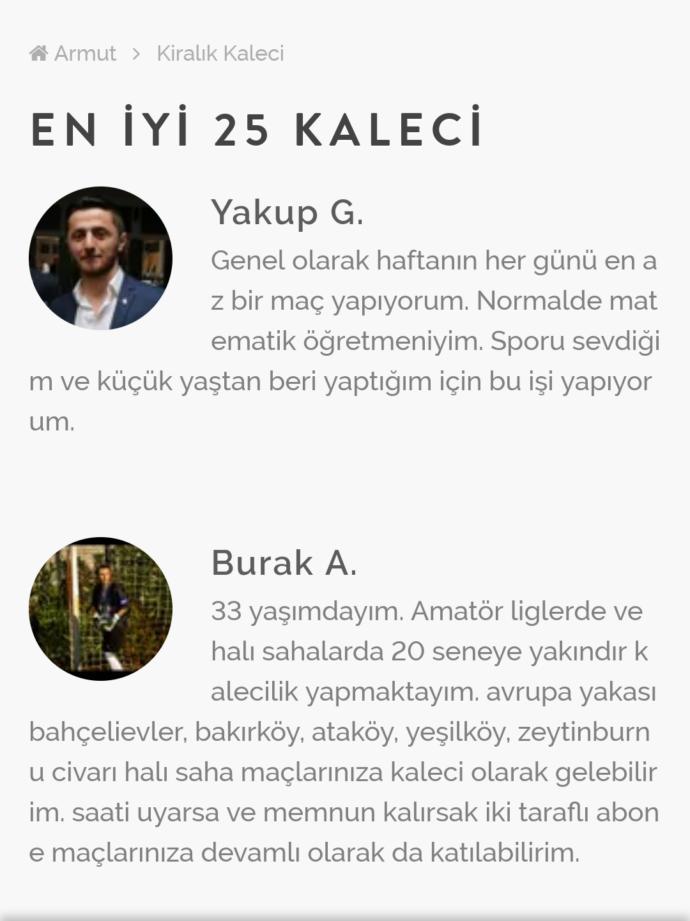 Halı sahada kaleciniz mi eksik, arayın gelsin kiralık kaleci! Daha önce duymuş muydunuz hiç?