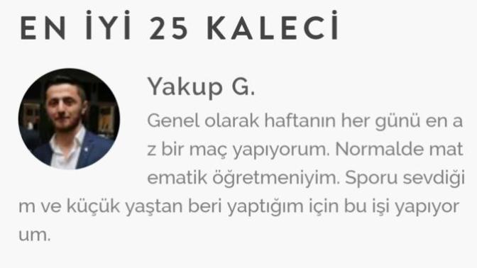 Halı sahada kaleciniz mi eksik, arayın gelsin kiralık kaleci! Daha önce duymuş muydunuz hiç?