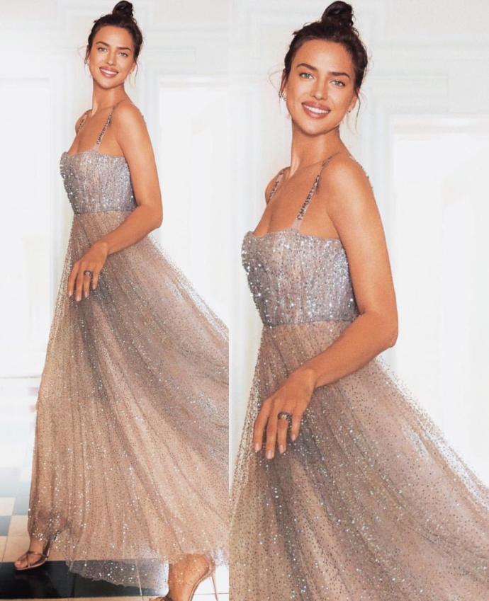 Dior markalı elbiseyle en az elbise kadar ışıl ışıl parlayan ünlü yıldız kim olmuş?