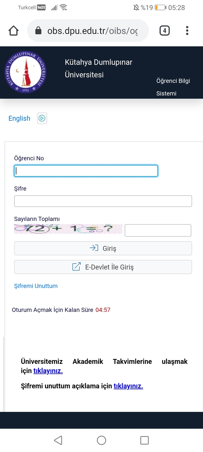 Bu giriş sayfası