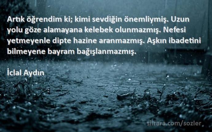 Aşkın ibadetini bilmeyene bayram bağışlanmazmış?