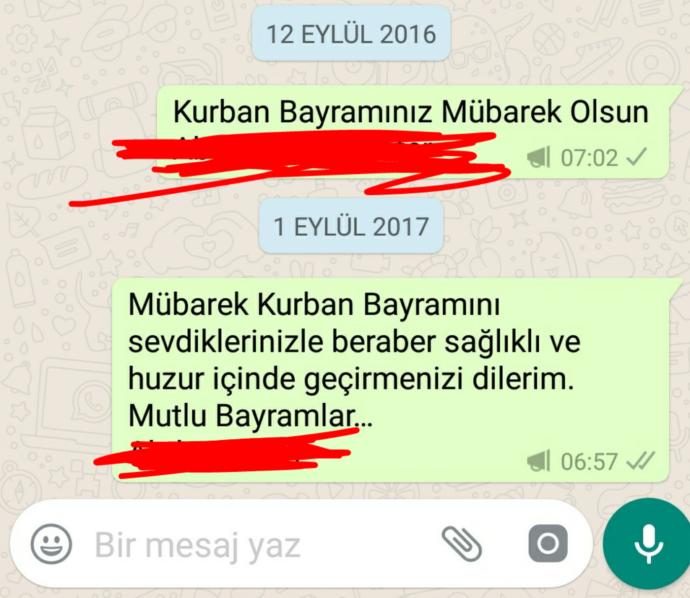 Mesaja görüldü yapip birakana ne yapmalı?