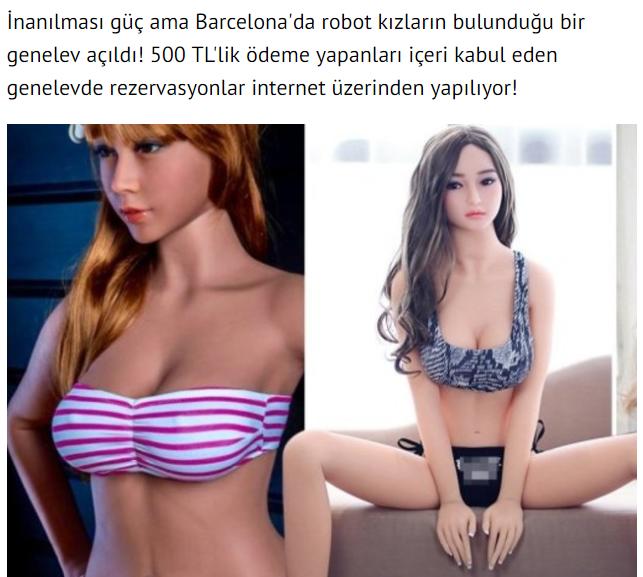 Yapay zeka  seks robotu hakkında ne düşünüyorsunuz?