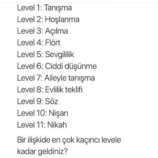 Şu andaki flört durumunuz hangi aşamada?