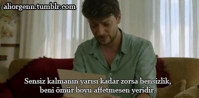 Filmlerde duyduğunuzda etkilendiğiniz ve hiç unutamadığınız bir replik var mı?