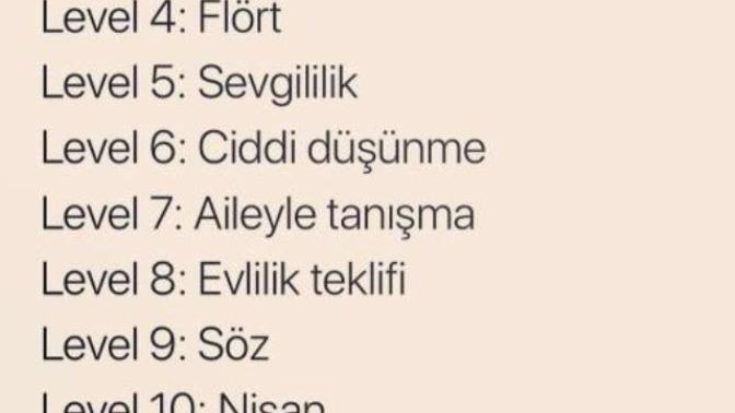 Bir ilişkide en çok hangi seviyeye geldiniz?
