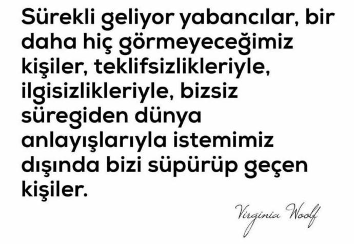 Virginia Woolf; 