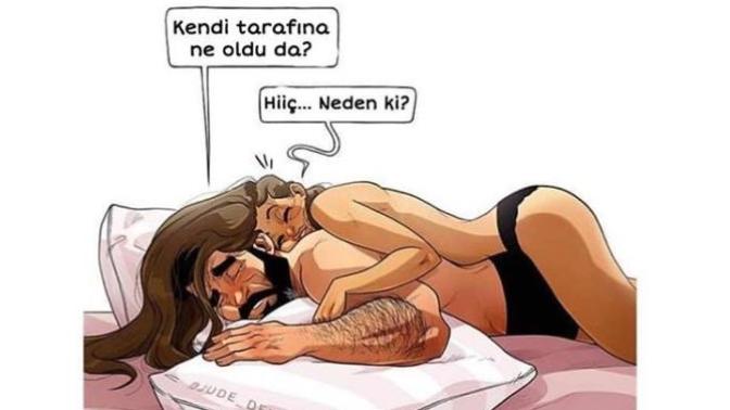Sevgilinizle/eşinizle uyurken , nasıl uyursunuz?