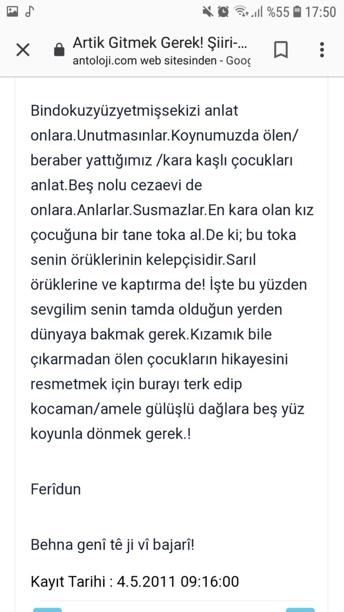 Esmerler küfredince tanrı gülümsermiş!!