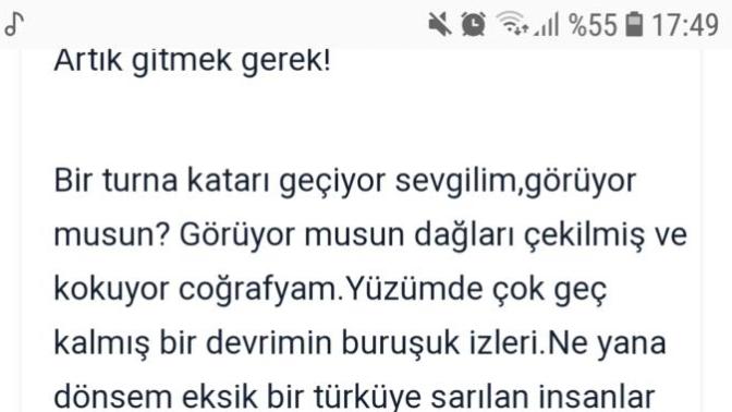 Artık gitmek gerek?