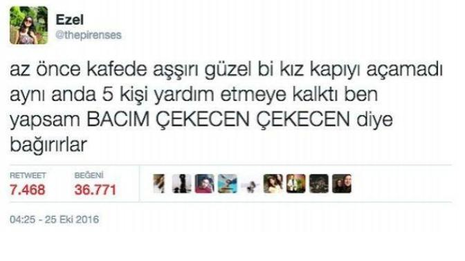 Yengede erik gibiymiş kütür kütür diyen mi daha doğru tespitçidir yoksa bu abla buna bakmazdı kesin zengindir bu zibidi diyen mi?